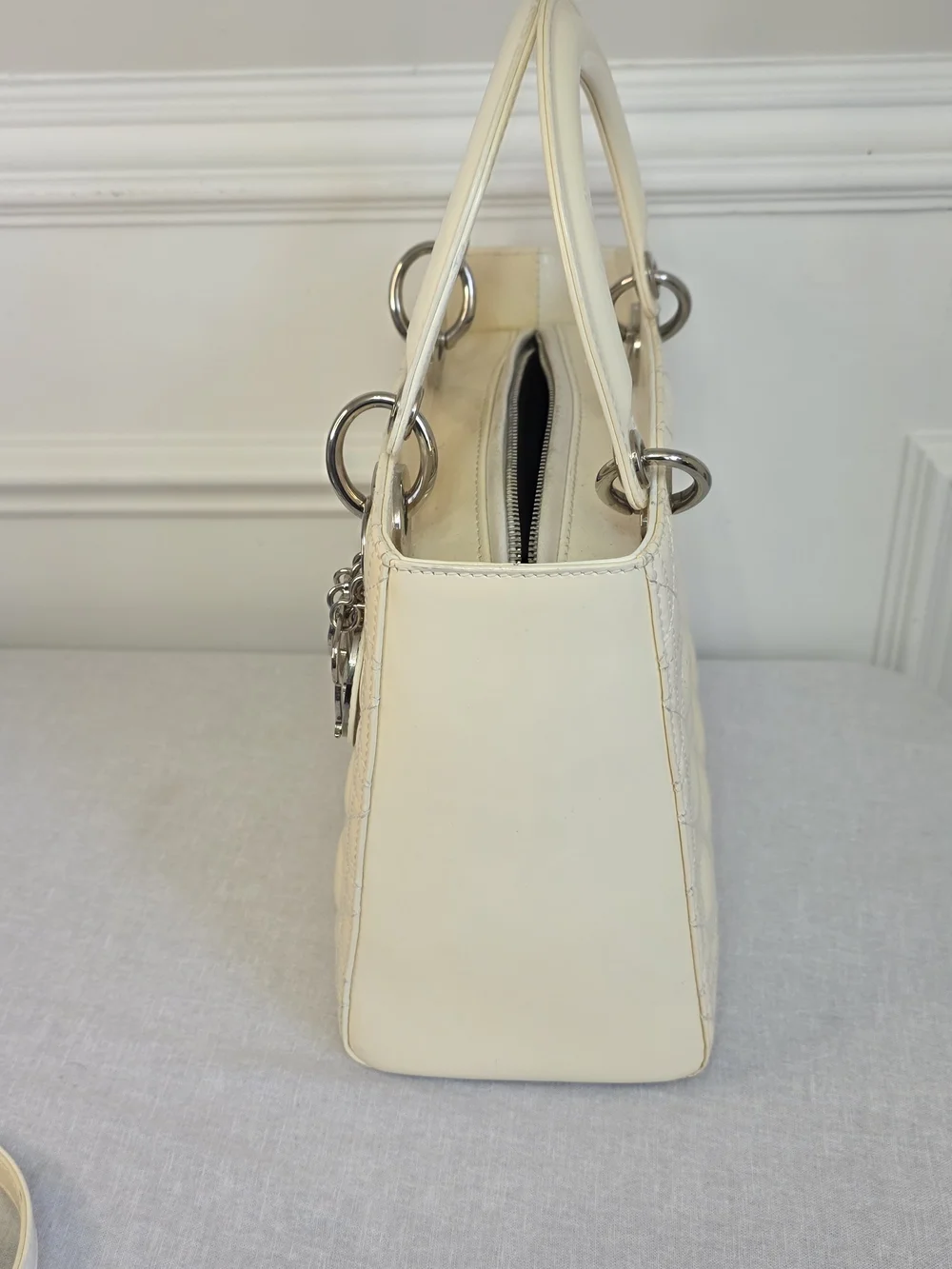 Christian Dior Patent Cannage Large Lady Dior - Picture 11 of 15